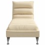 Sofá diván con cojines tela crema de vidaXL, Divanes - Ref: Foro24-379473, Precio: 178,03 €, Descuento: %