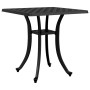Mesa de jardín aluminio fundido negro 80x80x75 cm de vidaXL, Mesas de jardín - Ref: Foro24-4002820, Precio: 74,09 €, Descuent...