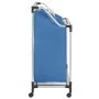 Separador de colada con 4 bolsas acero azul de vidaXL, Cestas para ropa - Ref: Foro24-288332, Precio: 40,10 €, Descuento: %