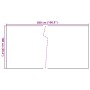 Toldo para balcón ratán sintético blanco 500x100 cm de vidaXL, Paneles de vallas - Ref: Foro24-156288, Precio: 50,92 €, Descu...