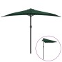 Sombrilla de balcón semicircular palo aluminio verde 300x155cm de vidaXL, Sombrillas - Ref: Foro24-44592, Precio: 61,81 €, De...