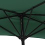 Sombrilla de balcón semicircular palo aluminio verde 300x155cm de vidaXL, Sombrillas - Ref: Foro24-44592, Precio: 61,81 €, De...