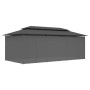 Cenador con cortinas gris antracita 600x298x270 cm de vidaXL, Carpas y cenadores - Ref: Foro24-47966, Precio: 404,41 €, Descu...