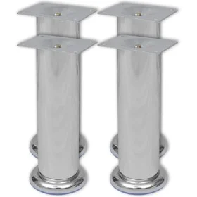 4x Patas de sofá redondas cromadas 180 mm de vidaXL, Soportes para sillas y sofás - Ref: Foro24-242159, Precio: 14,59 €, Desc...