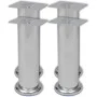 4x Patas de sofá redondas cromadas 180 mm de vidaXL, Soportes para sillas y sofás - Ref: Foro24-242159, Precio: 14,59 €, Desc...