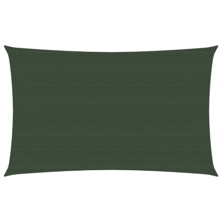 Toldo de vela verde oscuro HDPE 160 g/m² 3x5 m de vidaXL, Sombrillas - Ref: Foro24-311459, Precio: 39,10 €, Descuento: %