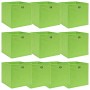 Cajas de almacenaje 10 uds tela verde 32x32x32 cm de vidaXL, Cestas para almacenaje - Ref: Foro24-288371, Precio: 52,03 €, De...