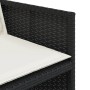 Set comedor de jardín con cojines 13 pzas ratán sintético negro de vidaXL, Conjuntos de jardín - Ref: Foro24-3277718, Precio:...