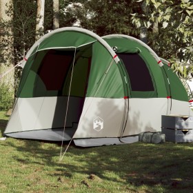 Tienda de campaña túnel para 4 personas impermeable verde de vidaXL, Tiendas de campaña - Ref: Foro24-94631, Precio: 168,67 €...