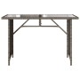 Juego de comedor jardín 2 pzas con cojines ratán sintético gris de vidaXL, Conjuntos de jardín - Ref: Foro24-366331, Precio: ...