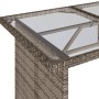 Juego de comedor jardín 2 pzas con cojines ratán sintético gris de vidaXL, Conjuntos de jardín - Ref: Foro24-366331, Precio: ...