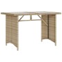 Set comedor de jardín 2 pzas con cojines ratán sintético beige de vidaXL, Conjuntos de jardín - Ref: Foro24-366333, Precio: 2...