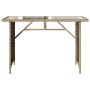 Set comedor de jardín 2 pzas con cojines ratán sintético beige de vidaXL, Conjuntos de jardín - Ref: Foro24-366333, Precio: 2...