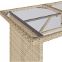 Set comedor de jardín 2 pzas con cojines ratán sintético beige de vidaXL, Conjuntos de jardín - Ref: Foro24-366333, Precio: 2...