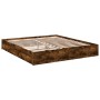 Cama con cajones madera de ingeniería roble ahumado 180x200 cm de vidaXL, Camas y somieres - Ref: Foro24-3280640, Precio: 176...