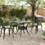 Mesa de jardín aluminio fundido negro 80x80x75 cm de vidaXL, Mesas de jardín - Ref: Foro24-4002812, Precio: 177,25 €, Descuen...