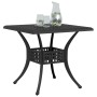 Mesa de jardín aluminio fundido negro 80x80x75 cm de vidaXL, Mesas de jardín - Ref: Foro24-4002812, Precio: 177,25 €, Descuen...