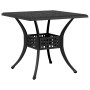 Mesa de jardín aluminio fundido negro 80x80x75 cm de vidaXL, Mesas de jardín - Ref: Foro24-4002812, Precio: 177,25 €, Descuen...
