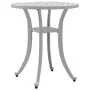 Mesa de jardín aluminio fundido blanco Ø48x53 cm de vidaXL, Mesas de jardín - Ref: Foro24-4002825, Precio: 73,35 €, Descuento: %