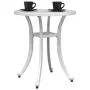 Mesa de jardín aluminio fundido blanco Ø48x53 cm de vidaXL, Mesas de jardín - Ref: Foro24-4002825, Precio: 73,35 €, Descuento: %
