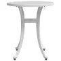 Mesa de jardín aluminio fundido blanco Ø48x53 cm de vidaXL, Mesas de jardín - Ref: Foro24-4002825, Precio: 73,35 €, Descuento: %