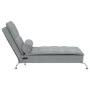Massage-Divan-Sofa mit hellem grauen Stoffkissen. von vidaXL, Tagesbetten - Ref: Foro24-379443, Preis: 130,86 €, Rabatt: %