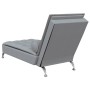Sofá diván de masaje con cojín de tela gris claro de vidaXL, Divanes - Ref: Foro24-379443, Precio: 132,83 €, Descuento: %