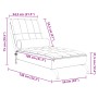 Sofá diván de masaje con cojín de tela gris claro de vidaXL, Divanes - Ref: Foro24-379443, Precio: 132,83 €, Descuento: %