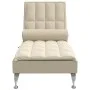 Sofá diván de masaje con cojín de tela crema de vidaXL, Divanes - Ref: Foro24-379448, Precio: 154,09 €, Descuento: %