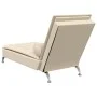 Sofá diván de masaje con cojín de tela crema de vidaXL, Divanes - Ref: Foro24-379448, Precio: 154,09 €, Descuento: %