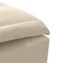 Sofá diván de masaje con cojín de tela crema de vidaXL, Divanes - Ref: Foro24-379448, Precio: 154,09 €, Descuento: %