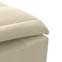 Sofá diván de masaje con cojín de tela crema de vidaXL, Divanes - Ref: Foro24-379448, Precio: 160,00 €, Descuento: %
