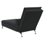 Sofá diván de masaje con cojín de terciopelo negro de vidaXL, Divanes - Ref: Foro24-379455, Precio: 103,43 €, Descuento: %