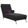 Sofá diván de masaje con cojín de terciopelo negro de vidaXL, Divanes - Ref: Foro24-379455, Precio: 103,43 €, Descuento: %