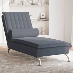 Massage-Divan-Sofa mit dunkelgrauem Samtkissen. von vidaXL, Tagesbetten - Ref: Foro24-379460, Preis: 132,75 €, Rabatt: %