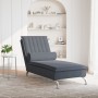 Sofá diván de masaje con cojín de terciopelo gris oscuro de vidaXL, Divanes - Ref: Foro24-379460, Precio: 135,47 €, Descuento: %