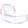 Sofá diván de masaje con cojín de terciopelo rosa de vidaXL, Divanes - Ref: Foro24-379462, Precio: 154,36 €, Descuento: %