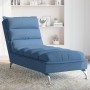 Sofá diván con cojines tela azul de vidaXL, Divanes - Ref: Foro24-379474, Precio: 175,97 €, Descuento: %