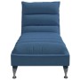 Sofá diván con cojines tela azul de vidaXL, Divanes - Ref: Foro24-379474, Precio: 175,97 €, Descuento: %