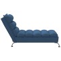 Sofá diván con cojines tela azul de vidaXL, Divanes - Ref: Foro24-379474, Precio: 175,97 €, Descuento: %