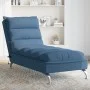 Sofá diván de masaje con cojines de tela azul de vidaXL, Divanes - Ref: Foro24-379481, Precio: 191,25 €, Descuento: %
