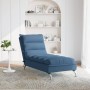 Sofá diván de masaje con cojines de tela azul de vidaXL, Divanes - Ref: Foro24-379481, Precio: 194,92 €, Descuento: %