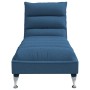 Sofá diván de masaje con cojines de tela azul de vidaXL, Divanes - Ref: Foro24-379481, Precio: 194,92 €, Descuento: %