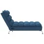 Sofá diván de masaje con cojines de tela azul de vidaXL, Divanes - Ref: Foro24-379481, Precio: 191,25 €, Descuento: %