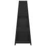 Chimenea de exterior con leñero y diseño de torre acero negro de vidaXL, Chimeneas - Ref: Foro24-4005750, Precio: 184,98 €, D...