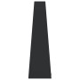 Chimenea de exterior con leñero y diseño de torre acero negro de vidaXL, Chimeneas - Ref: Foro24-4005750, Precio: 184,98 €, D...