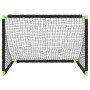 Portería de fútbol infantil plegable negra 90x64x64 cm de vidaXL, Porterías de fútbol - Ref: Foro24-4008438, Precio: 42,41 €,...