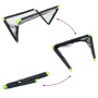 Portería de fútbol infantil plegable negra 90x64x64 cm de vidaXL, Porterías de fútbol - Ref: Foro24-4008438, Precio: 42,41 €,...