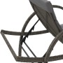 Tumbonas con mesita 2 unidades ratán sintético gris de vidaXL, Tumbonas - Ref: Foro24-368265, Precio: 271,89 €, Descuento: %