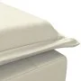 Sofá diván de masaje con cojín de terciopelo crema de vidaXL, Divanes - Ref: Foro24-379457, Precio: 153,45 €, Descuento: %